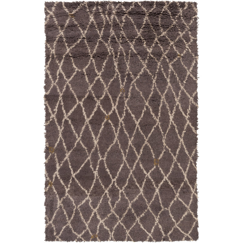 Josue Wool Abstract Indoor Rug, Rectangle 5' x 8'