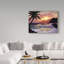 Fikes «Tropical Coast 2», reproduction de peinture à l'huile sur toile tendue-25323185