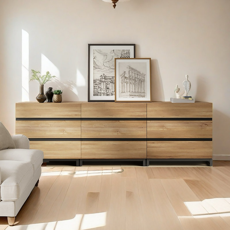 Commode en bois Aadam, Chêne