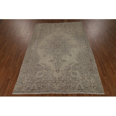 Handmade Wool Traditional Area Rug 6x10