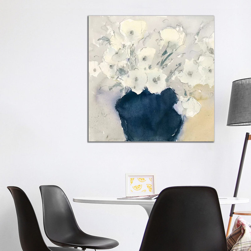 White Bouquet by Samuel Dixon - Wrapped Canvas Gallery-Wrapped Canvas Giclée, 93.98 cm H x 93.98 cm W x 1.91 cm D