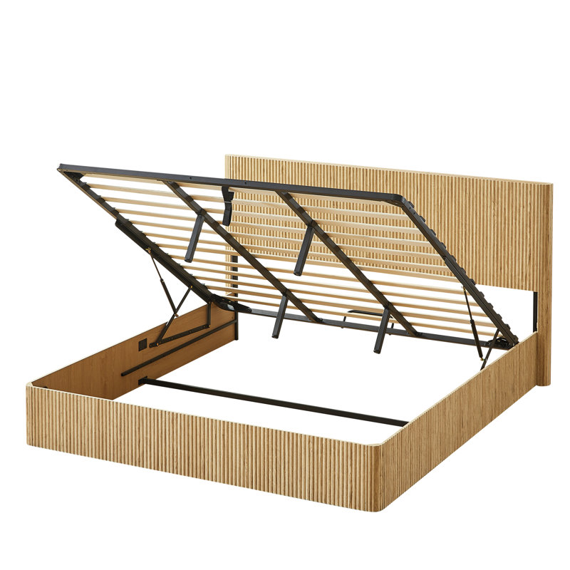 Lit avec rangement Zora Farmhouse Lift