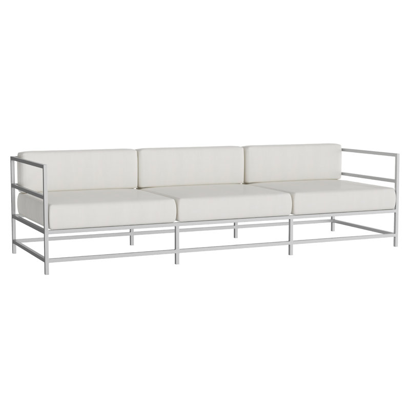 Canapé Delano, NO, Argent Kessler, Toile Sunbrella® régate