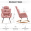 Chaise rembourrée avec fauteuil à bascule rembourré Teddy-348815733