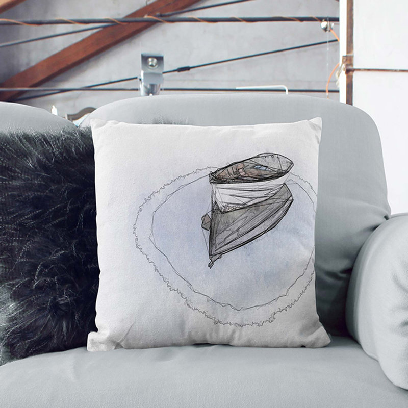 Square Cushion, 40cm H x 40cm W x 15cm D
