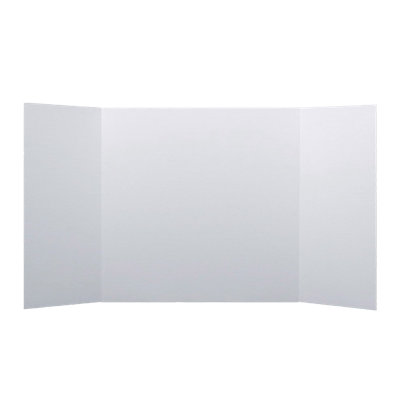 Flipside Products Freestanding Tabletop Booth Display with Retractable Stand
