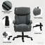 Chaise de bureau avec rembourrage moelleux et pivotant pour une journée de travail et de détente