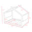 Lit sur pied en bois avec lattes Wood House-1747699238-1747699232