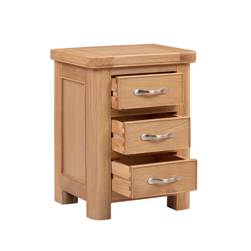 Comfrey 45 cm W Bedside Table, Wood