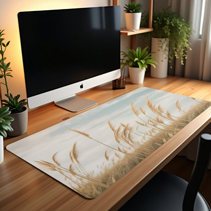 Polyester Desk Pad, 14.4x12.1