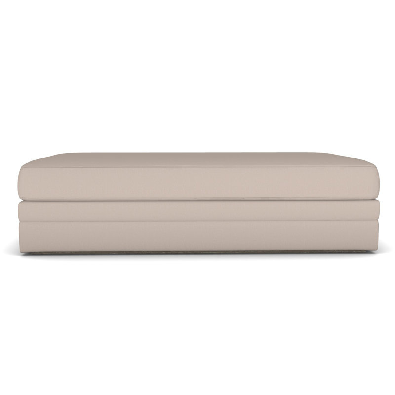 Boyden By Thom Ficilia Upholstered Ottoman, Hampton, Jiggles Fawn