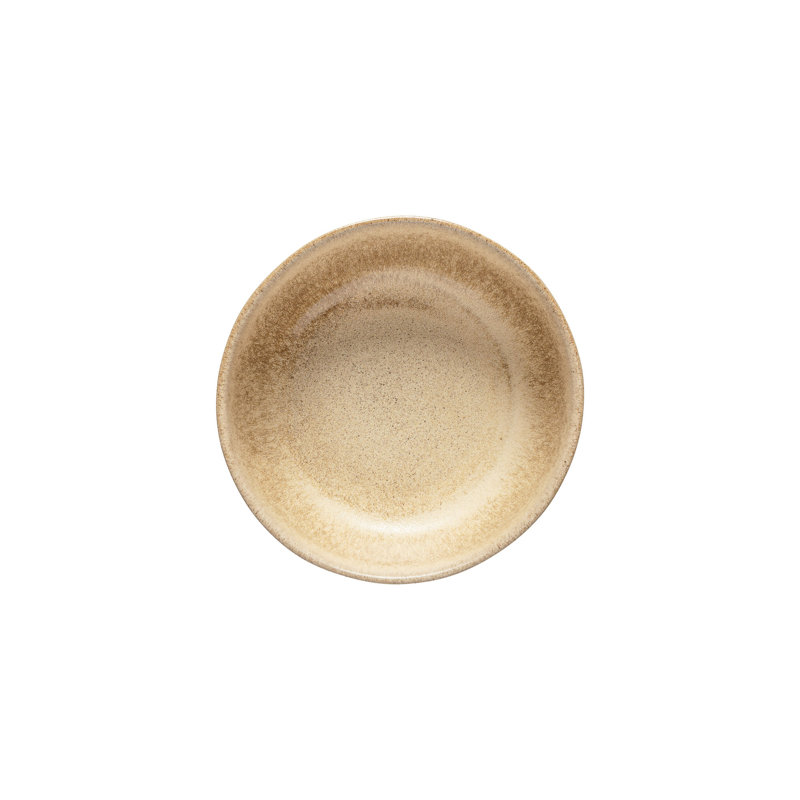 Arenito Handmade Stoneware Cereal Bowl, Champagne Yellow