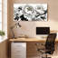 Ensemble de 1 tableau mural sur toile tendue à motif floral pivoine-33542911