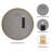 Modern Round Framed Wall Mounted Mirror-17459359-24520697