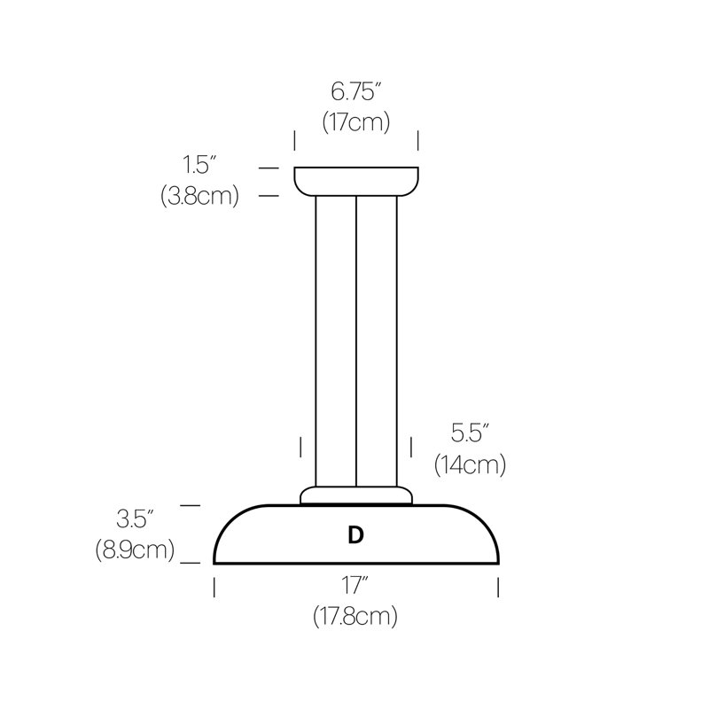 Luminaire suspendu en forme de dôme à 1 lumière Totem
