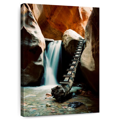 Alvord Slot Canyon Waterfall