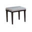 Ensemble de meuble-lavabo 1 pièce avec tabouret Glam Style-662827313