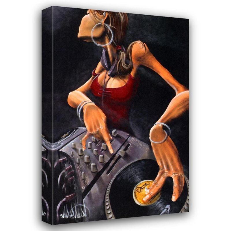 DJ Jewel, 48" H x 30" W