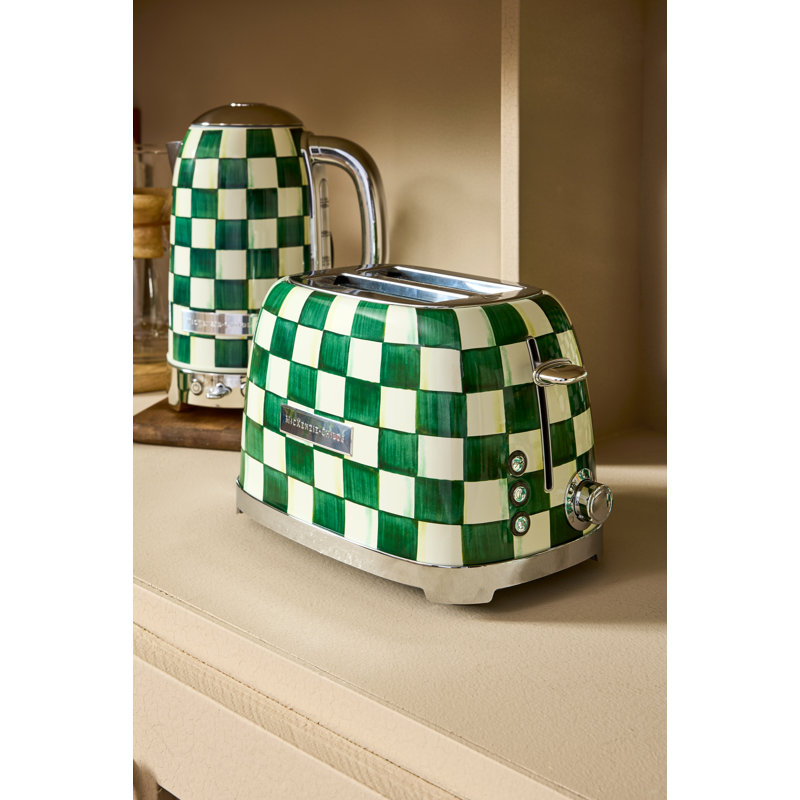 Check 2-Slice Toaster, Emerald