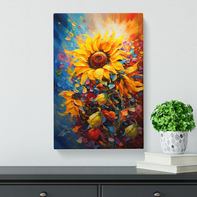Sunflower Action - No Frame Print
