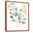 Toile avec cadre flottant brun