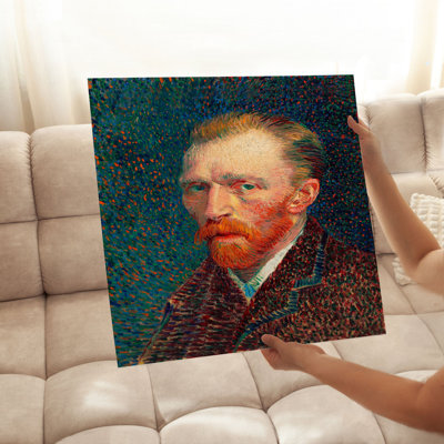 «People and Portraits Vincent Van Gogh's Self Portrait 1887», reproduction d'art classique sans cadre