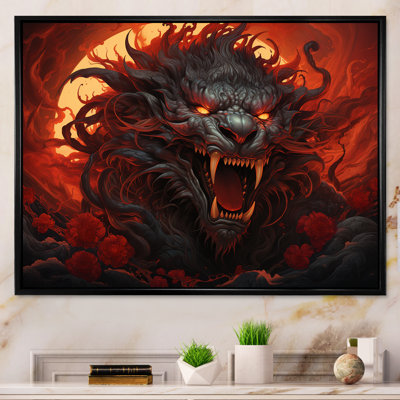 L'hindouisme Rakshasas, éclipse spirituelle traditionnelle sur toile