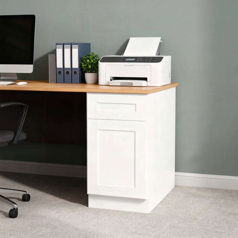 Armoire 18 po Shaker avec tiroir à fermeture en douceur et tablette réglable