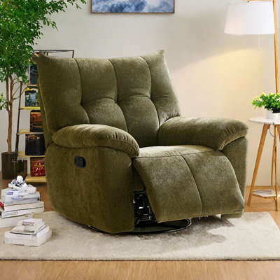 Modern Ergonomic Single Recliner with 360° Swivel