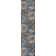 Jahnaya Modern Botanical Flower Blue/Orange/Cream Rug