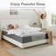 Grand matelas en mousse à mémoire de forme de 12 pouces avec coussins ergonomiques Wave-122496370
