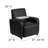 Carlena LeatherSoft Lobby Guest Chair with Tablet Arm and Cup Holder-49770604-49770606
