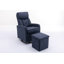 Fauteuil inclinable de cinéma maison avec repose-pieds Bexhet-87654694