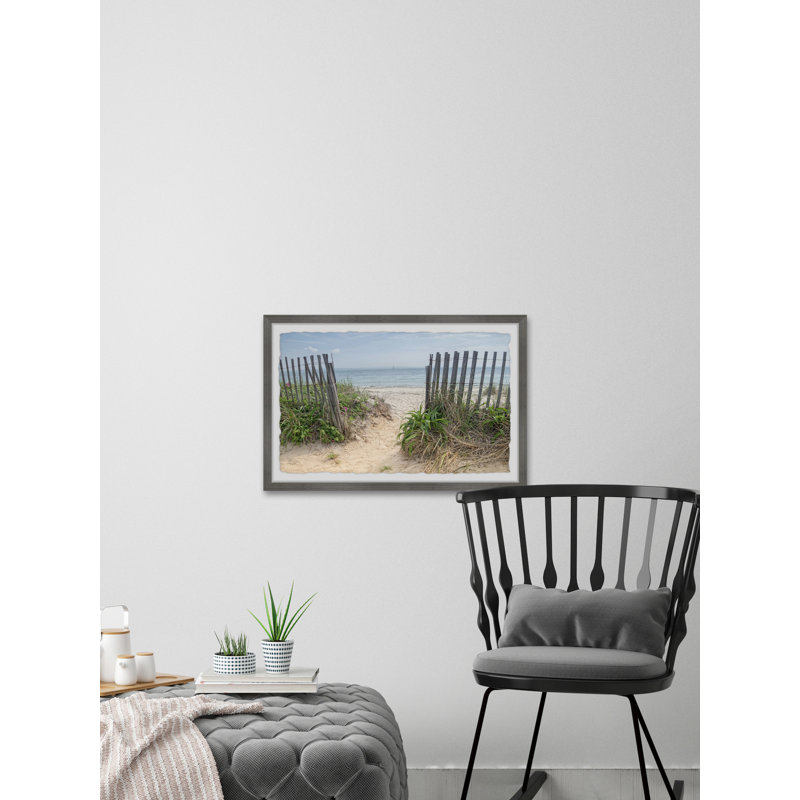 Beach Entrance - Single Picture Frame Painting, 20 cm H x 30 cm W