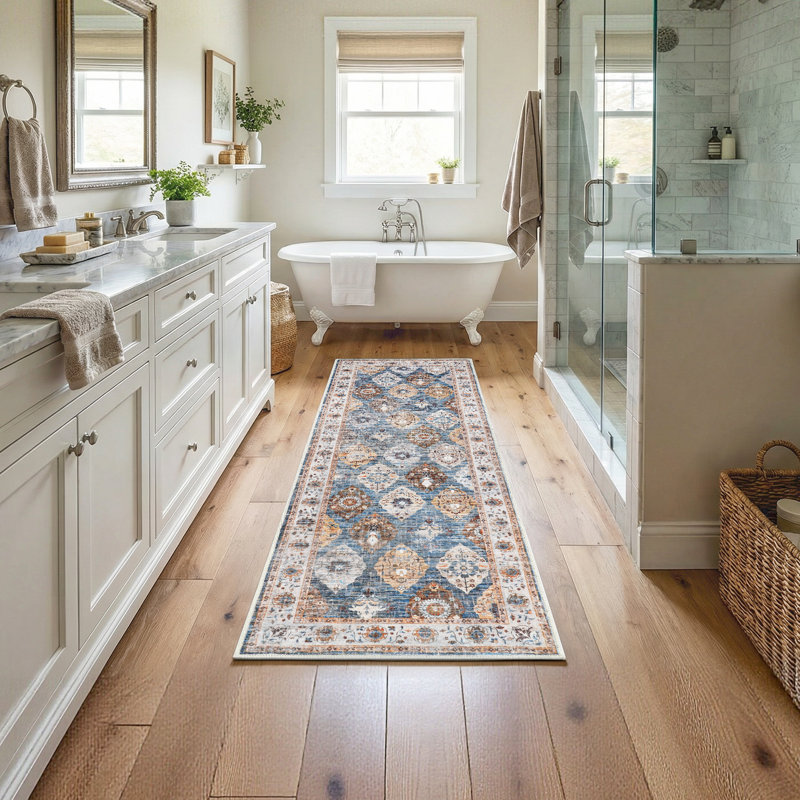 Washable Non-Slip Area Rug, Runner 2' x 6'