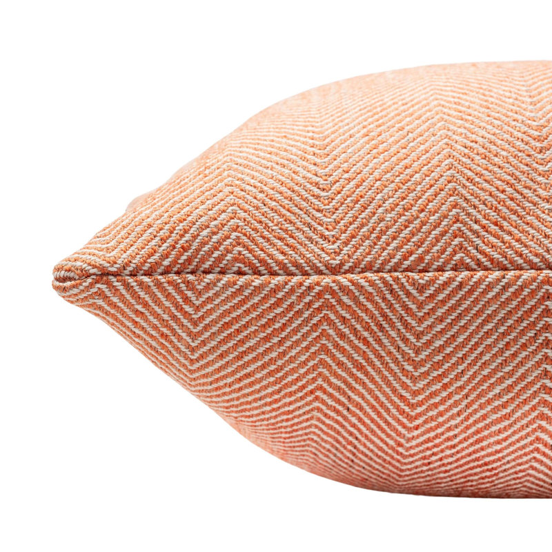 Orange Cushion, 43x30cm, Feather filled