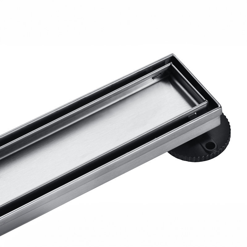 Kingston  Watercourse 28-Inch  Linear Shower Drain, Brushed Nickel