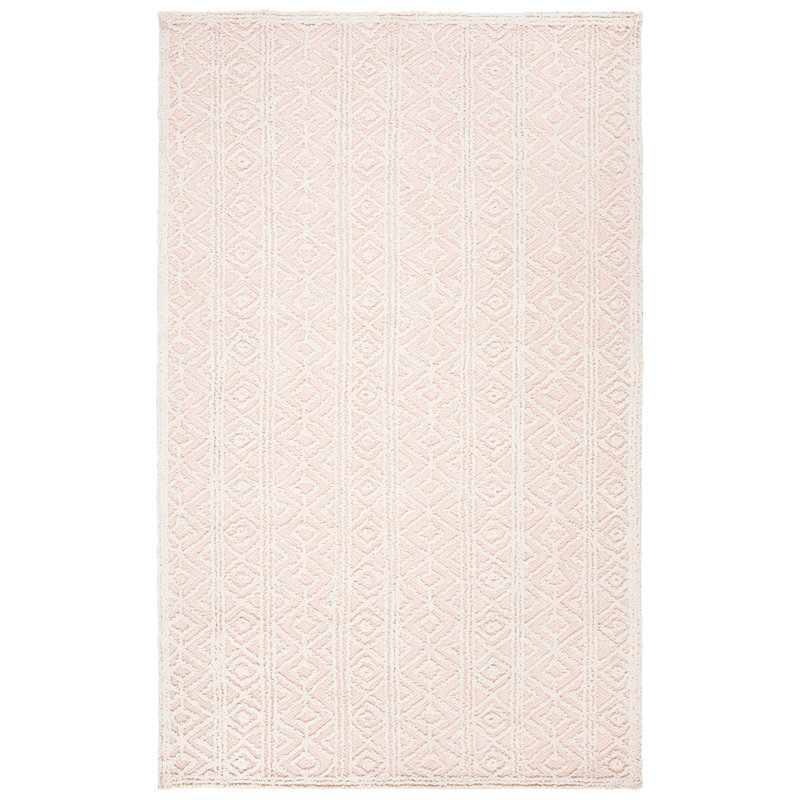 Msr Trace Martha Stewart Hand Tufted Performance Geometric Rug, Rectangle 4' x 6'