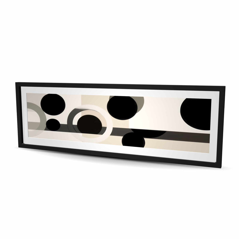 Grouped - Motif minimaliste, reproduction encadrée avec passe-partout