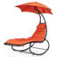 Chaise longue suspendue Jean-Mary avec support-1277143320