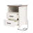 Nightstand with Charging Station,Side Table with 2 Drawers Storage Cabinet for Bedroom, Living Room-827328865-814558976
