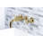 Kingston Brass Metropolitan Two-Handle 3-Hole Wall Mount Bathroom Faucet-39105175