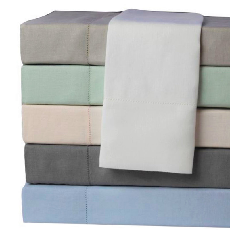 Lindsey 100% Linen Standard Sheet Set, Queen, Sand