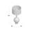 Ensemble de lampes de table grises de 34 po Furr