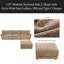 Canapé modulaire modulaire, en forme de L avec coussin de siège extra large, chargeur USB et de type C, conception d'accoudoir pétale, mousse haute densité, repose-pieds à mouvement libre, structure en bois, chenille, 4 sièges-1361812194