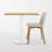 Easy Rectangular with Steel Base Dining Table-74747958-74747959