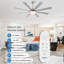 62 Inch Ceiling Fans with Lights and Remote-628910051