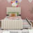 Twin-Sized Velvet-Upholstered Platform Bed With An Integrated Twin-Sized Trundle Bed-163587143