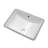 21"L x 14"W White Ceramic Rectangular Undermount Bathroom Sink with Overflow-125359767-125359765