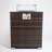 Wicker Propane Smokeless Fire Column with Lid